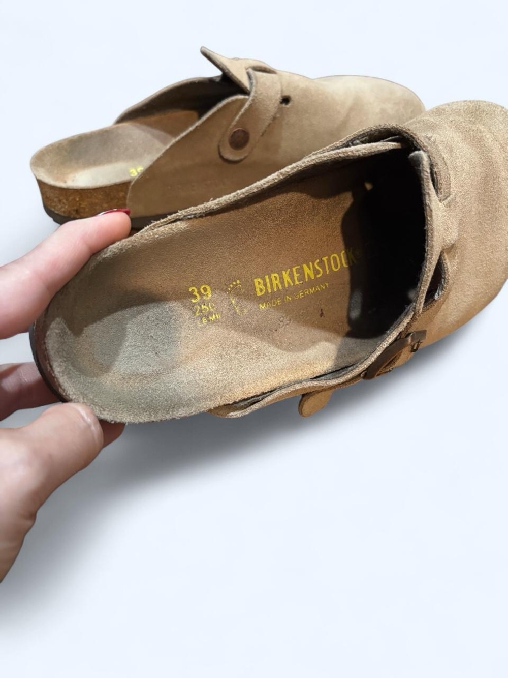 Birkenstock Boston Clogs in Tan - Picture 5 of 6